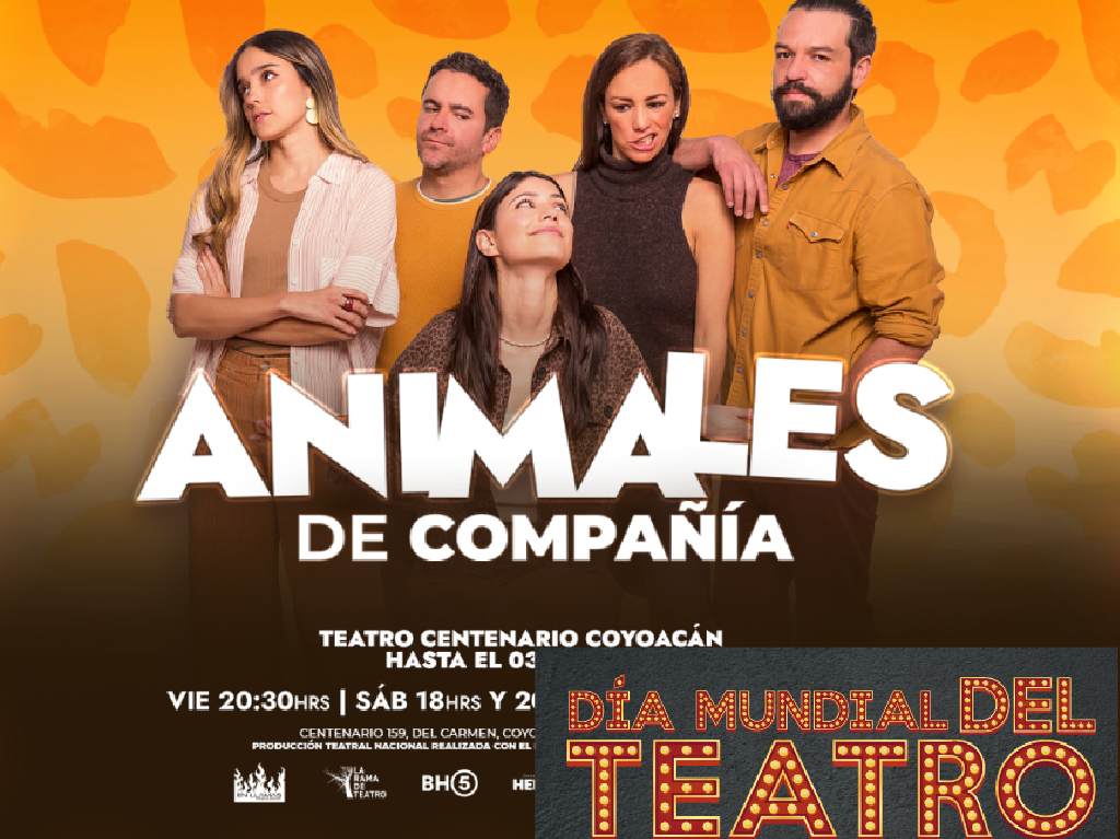 Descuentos para celebrar el Día Mundial del Teatro animales de compañía