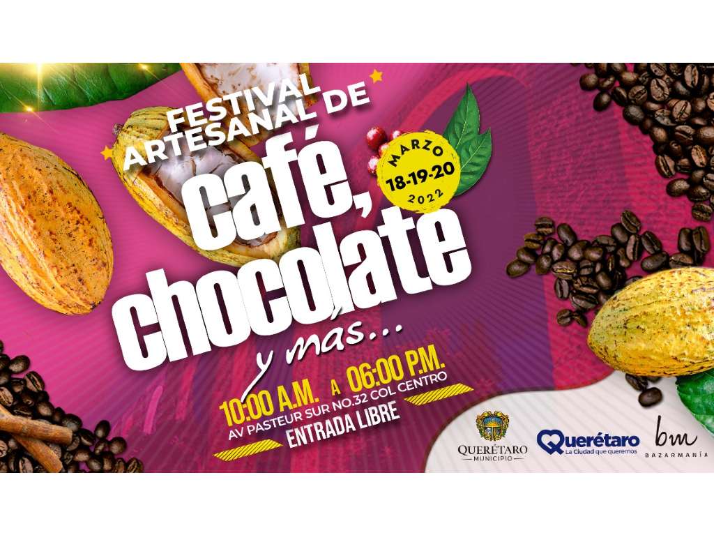 Festival Artesanal Café, Chocolate y Más ¡no te lo puedes perder! cartel