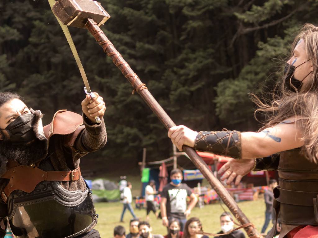 Festival Medieval en La Marquesa combates