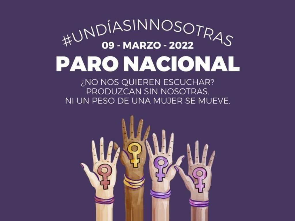 Las mujeres de Dónde Ir se unen al Paro Nacional del 9M Portada