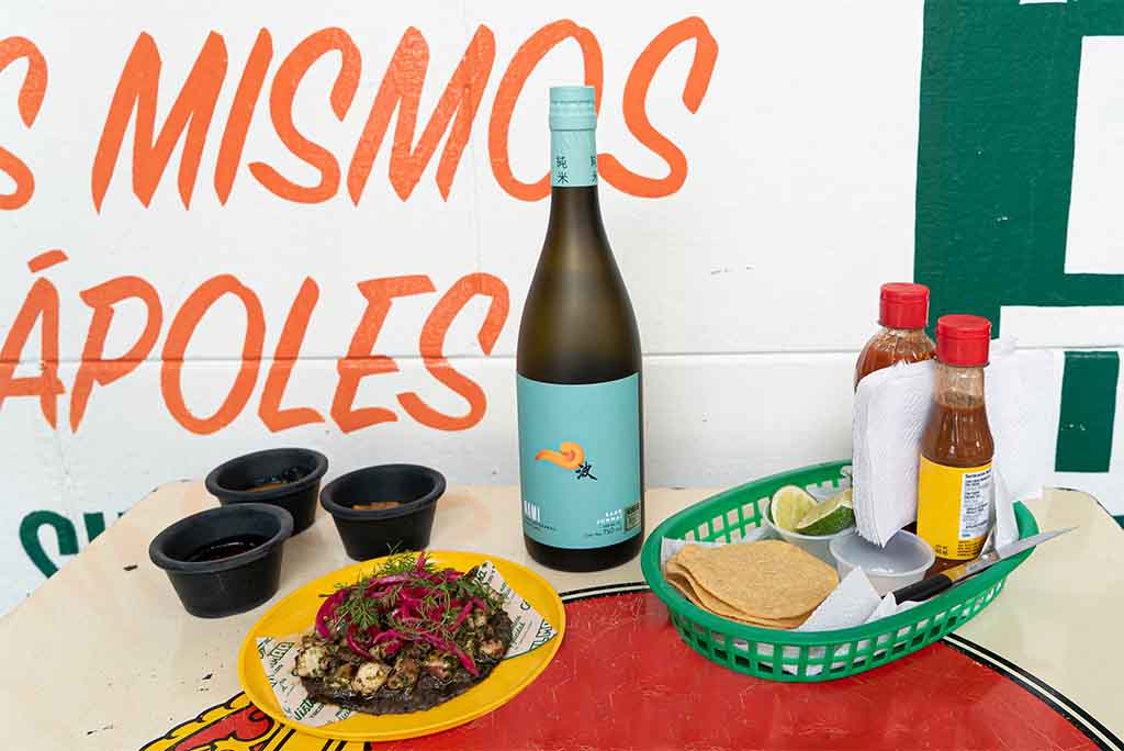 Sake y tacos para celebrar el Día del taco con Nami 0