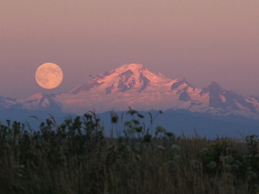 Superluna de Gusano 2022 Paisaje