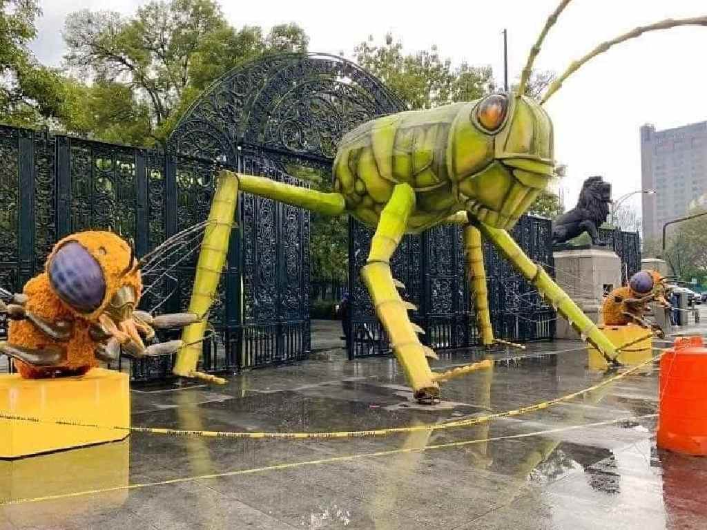 Dónde ir con niños en Semana Santa chapulín gigante