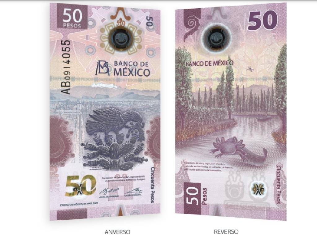 ¡Enhorabuena! Billete de cincuenta pesos gana premio internacional