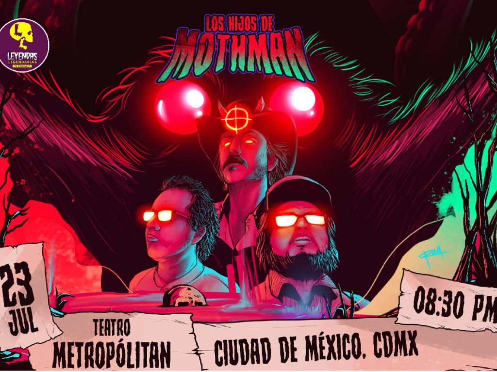 Los Hijos de Mothman, un show de Leyendas Legendarias en CDMX
