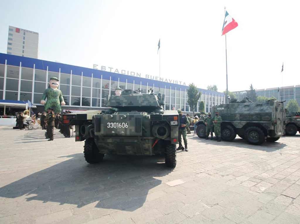 La Gran Fuerza de México, exposición militar