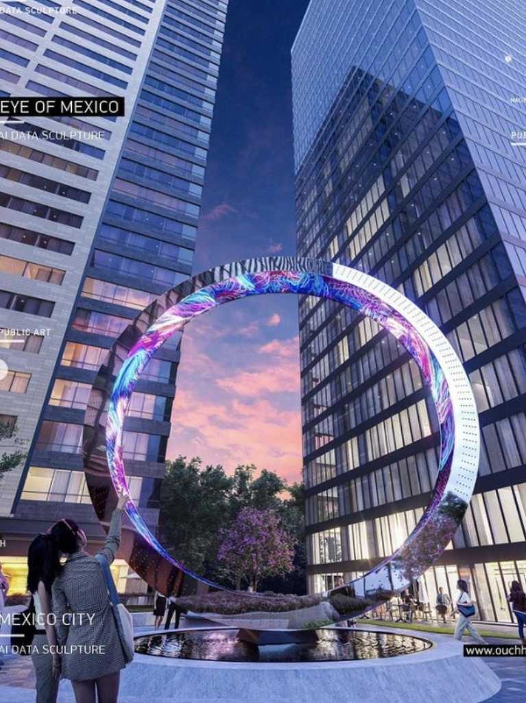 Eye Of Mexico: la primera escultura en LATAM que usa inteligencia artificial