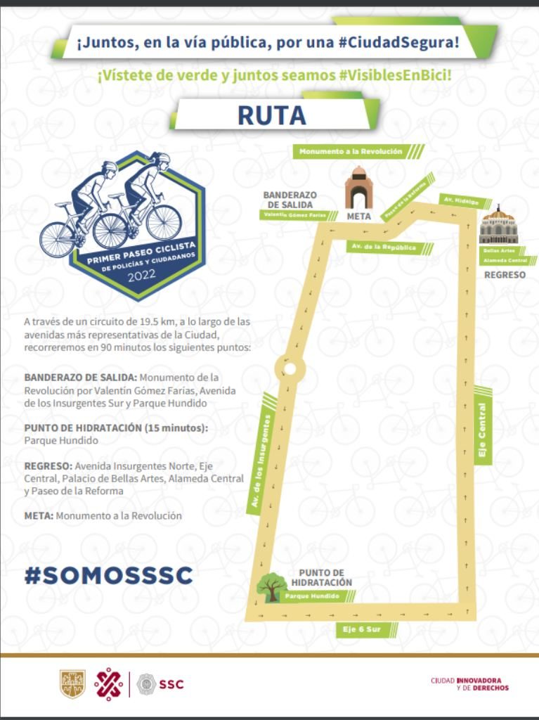 Paseo Ciclista de Policias y Ciudadanos