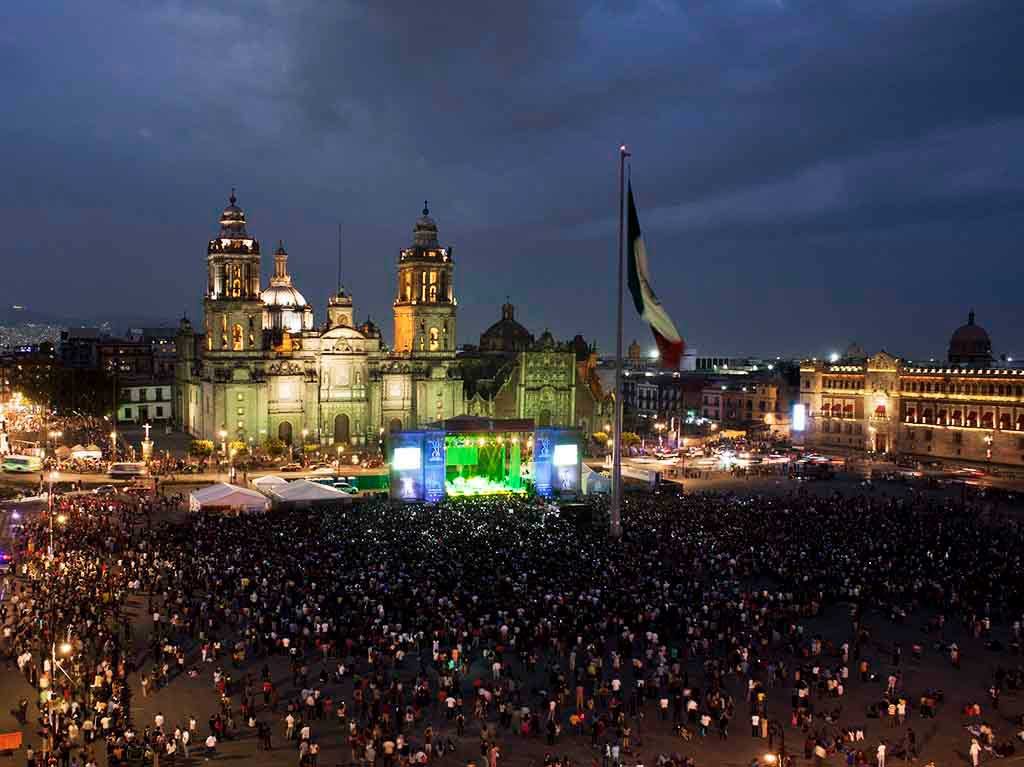 conciertos masivos al Zócalo de la CDMX