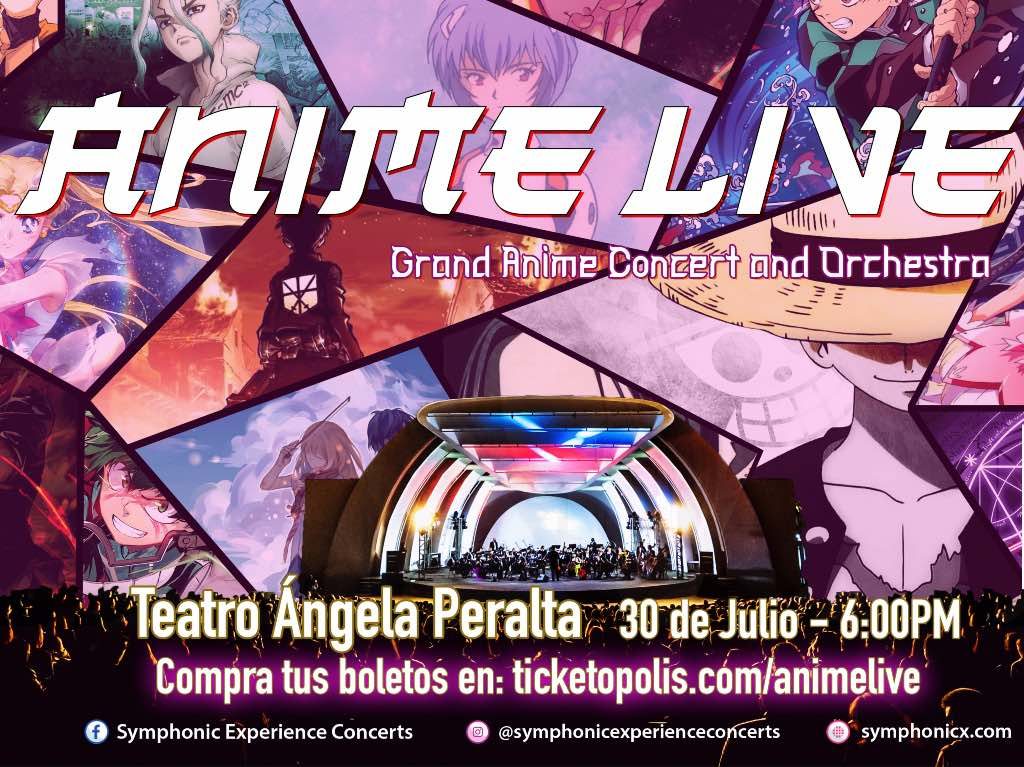 Anime Live en CDMX: soundtracks de las series de anime acompañadas de orquesta sinfónica