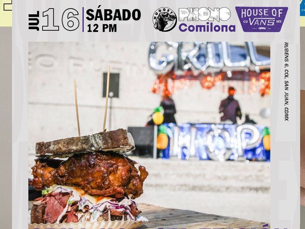 Grill Hop en House of Vans: El Festival Comilona tiene lista su cuarta edición