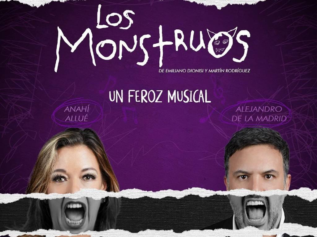 Llegan Los Monstruos al Foro Lucerna, el exitoso musical argentino de Emiliano Dionisi