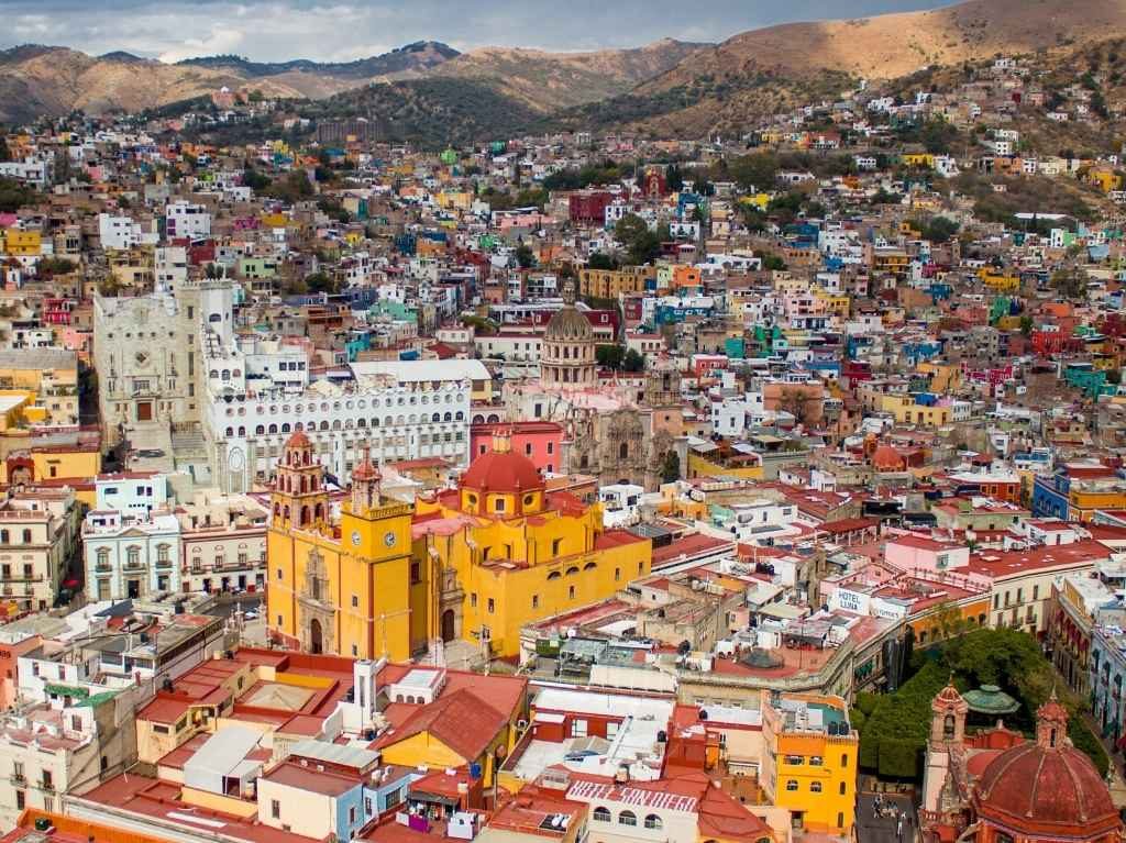 Foto panorámica del Centro de Guanajuato