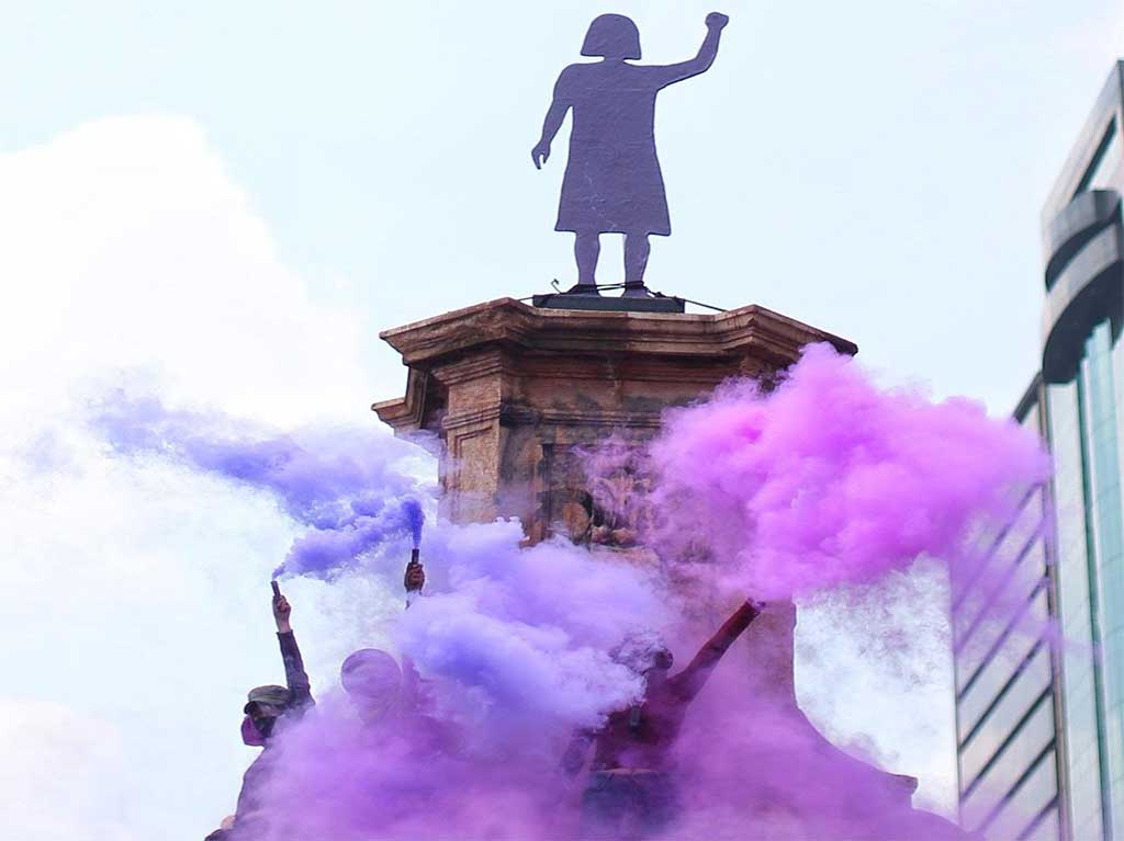 Planean cambiar de lugar a la antimonumenta de Paseo de la Reforma