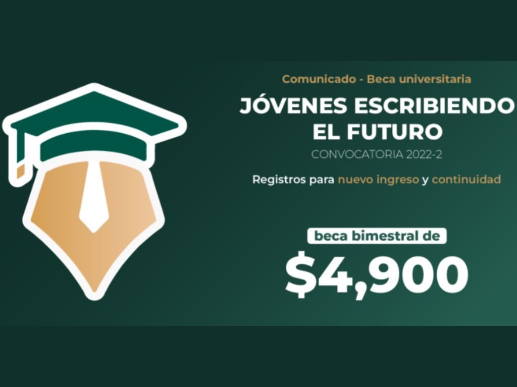 Convocatoria 2022 para Beca Jóvenes Escribiendo el Futuro