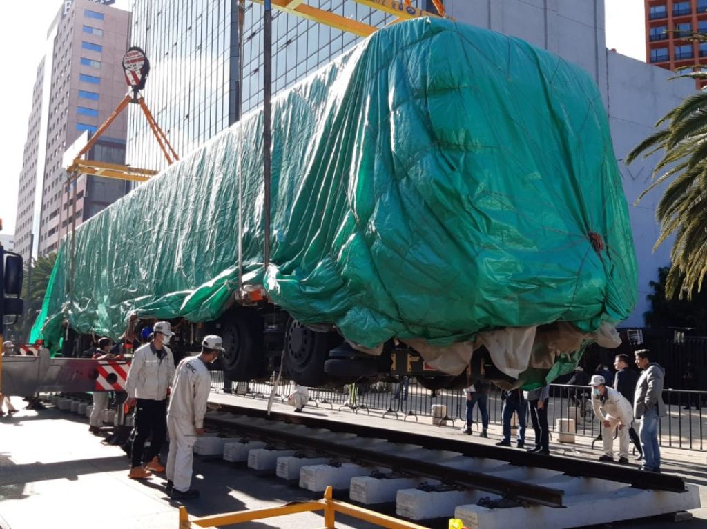 El primer tren de la Línea 1 del metro ¡Ha llegado a la CDMX!