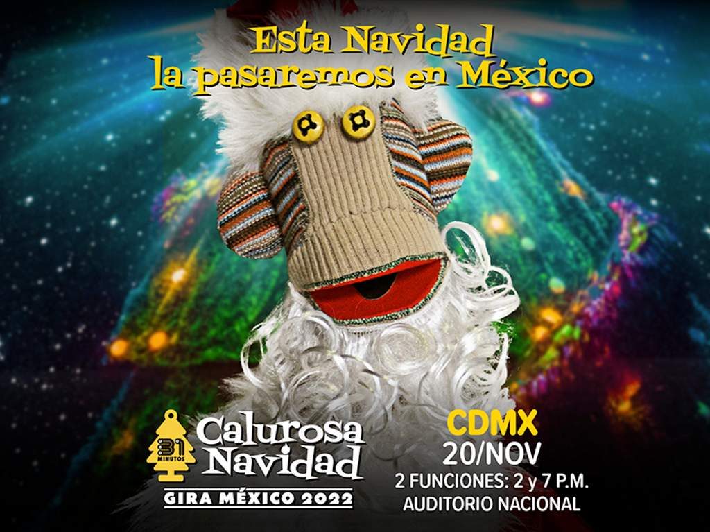 El show Calurosa Navidad de 31 Minutos regresa a México