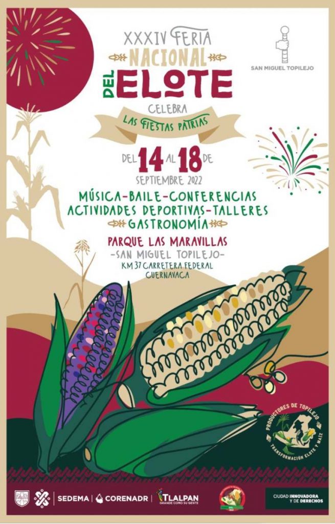 Lánzate a la Feria del Elote en Tlalpan 2022