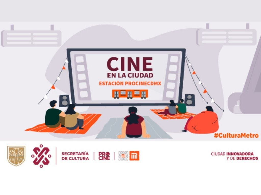 Funciones de cine gratis ¡En el metro de la CDMX!