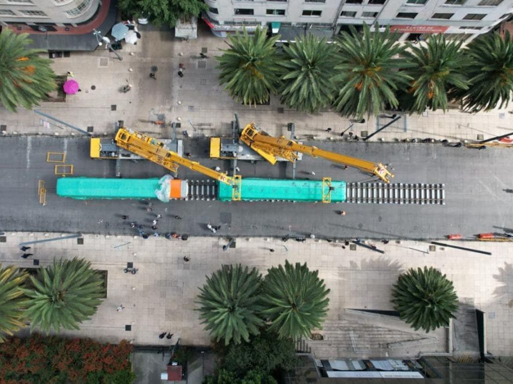 El primer tren de la Línea 1 del metro ¡Ha llegado a la CDMX! 0