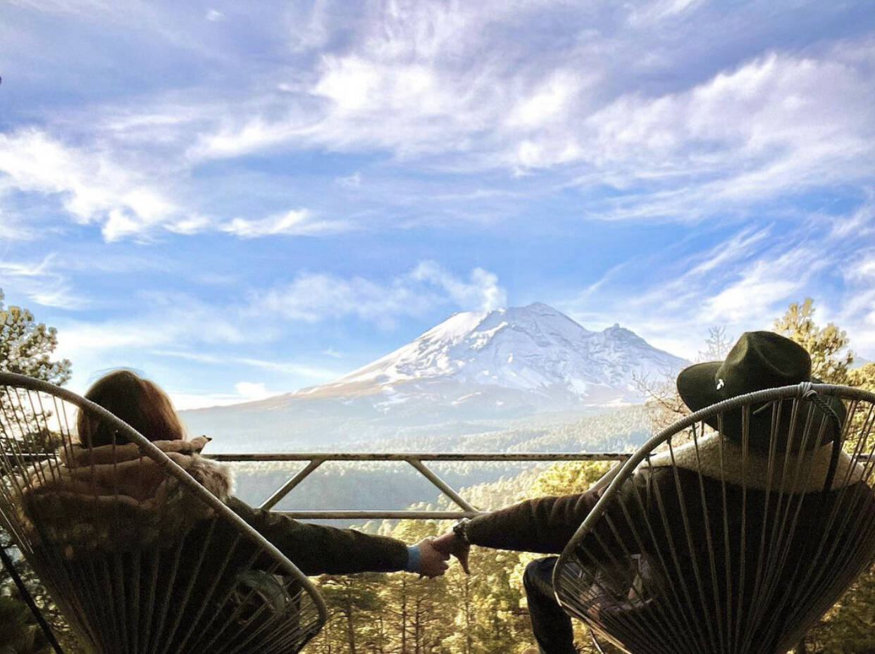 Aldea Pachamama: cabañas con vista al Popocatépetl 0