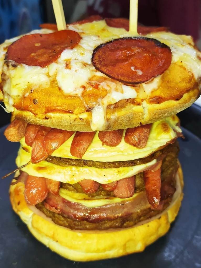 Burger Pizza de Colchon’s Pizza