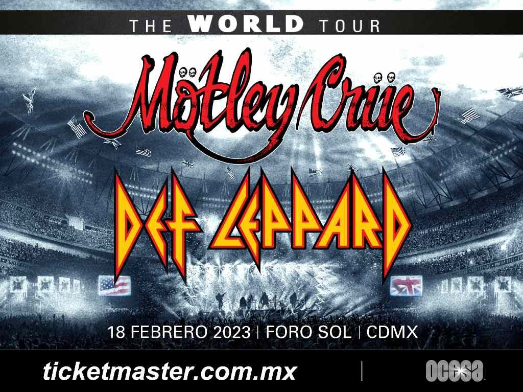 Def Leppard y Mötley Crüe en México: fechas y venta de boletos