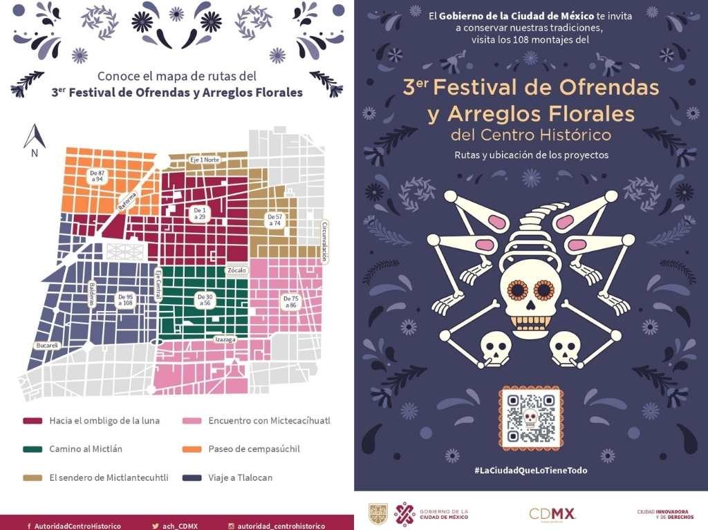 Mapa de Rut Festival de Ofrendas y Arreglos Florales 2022