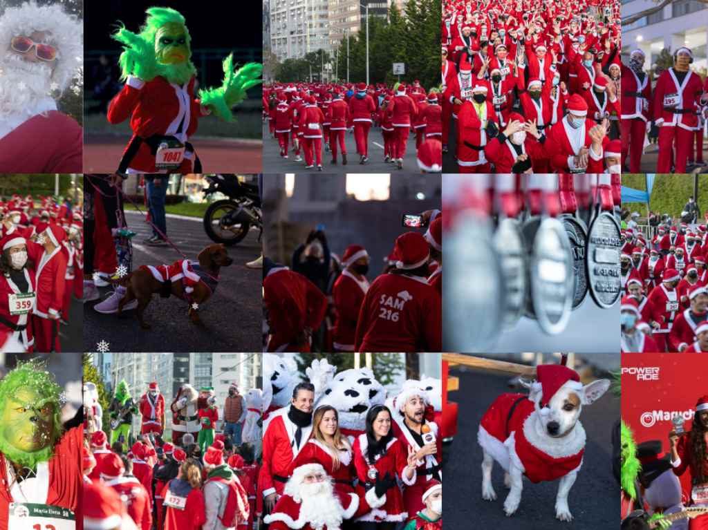 Carrera de Santa Claus 2022 en Ciudad de México: rumbo a navidad