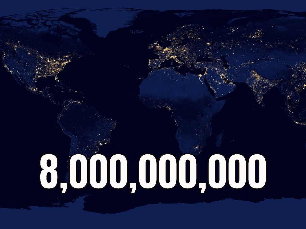 ¡Ya somos 8 mil millones de personas en el mundo! Población mundial alcanza cifra histórica