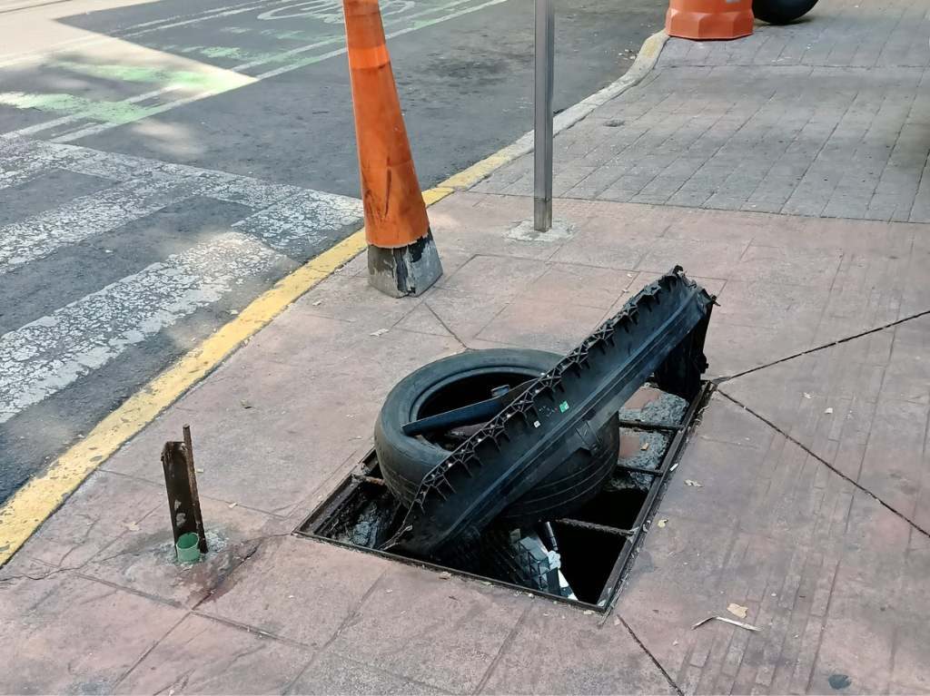 ¿Cómo puedo reportar un coladera destapada en CDMX?