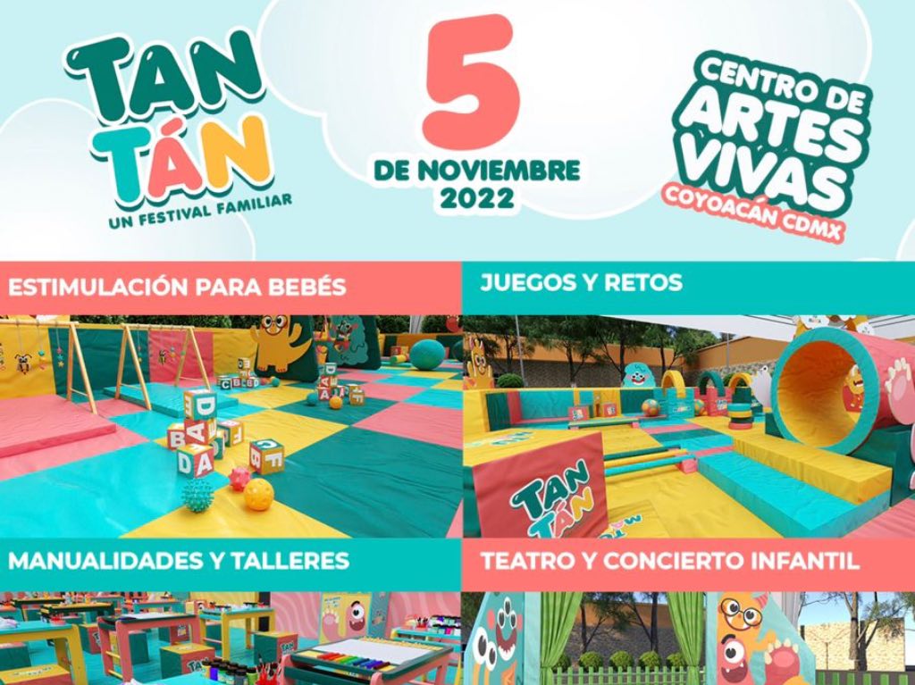 Festival Tan Tán, un festival para bebés y niños llega a Coyoacán