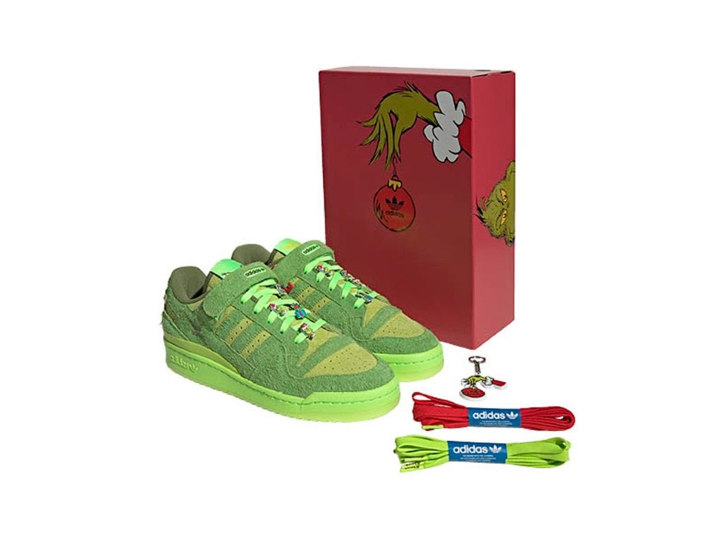 Forum Low de adidas Originals x The Grinch, el mejor par (anti) navideño