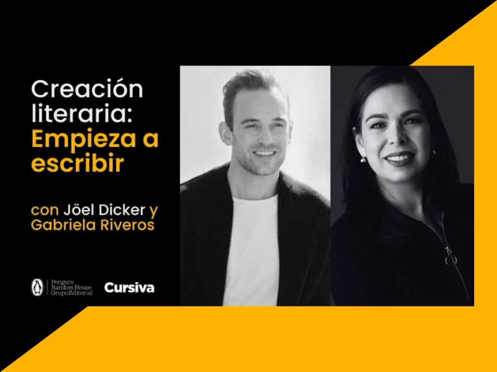 Joël Dicker y Gabriela Riveros te enseñan escritura creativa en la FIL Guadalajara 2022