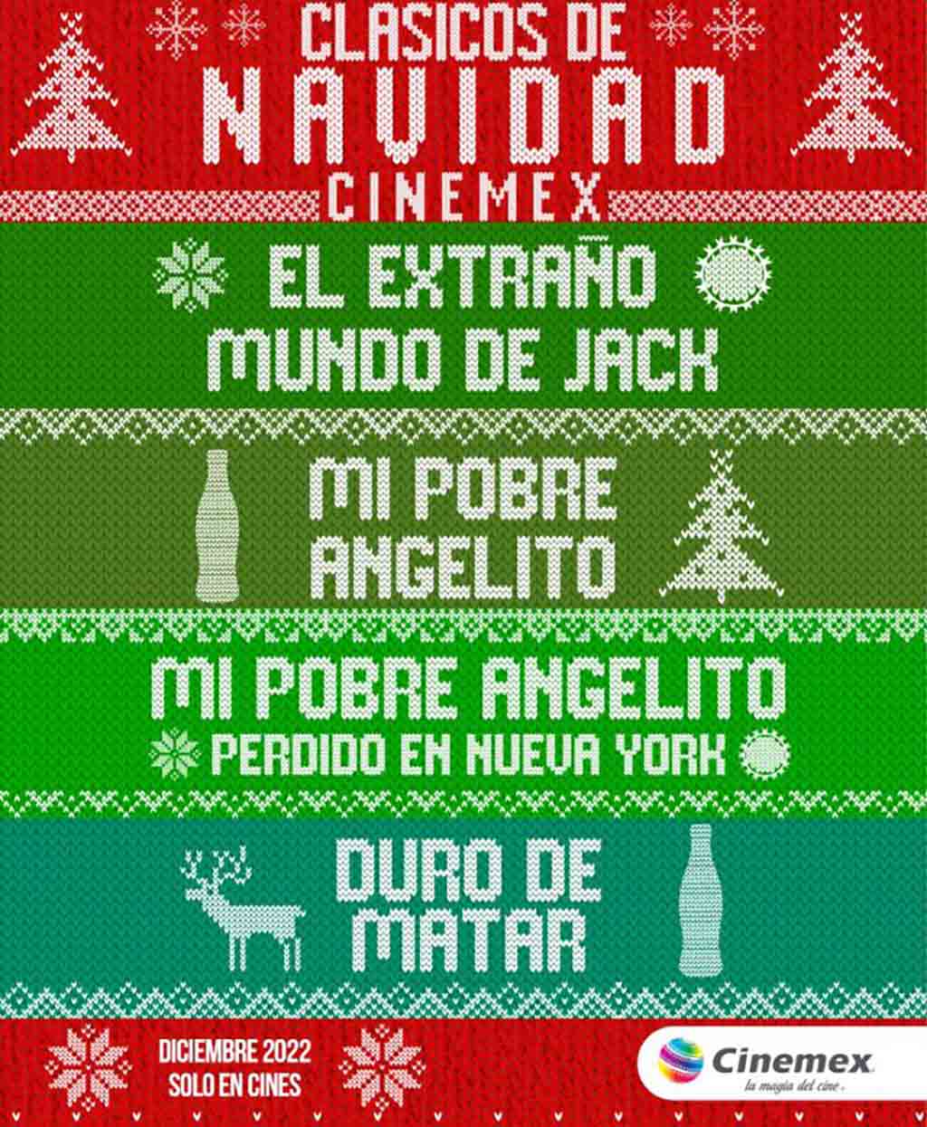 Películas clásicas de Navidad en Cinemex