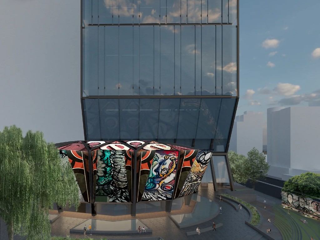El Proyecto Torre Polyforum, un edificio de 48 pisos que busca restaurar el Polyforum Cultural Siqueiros