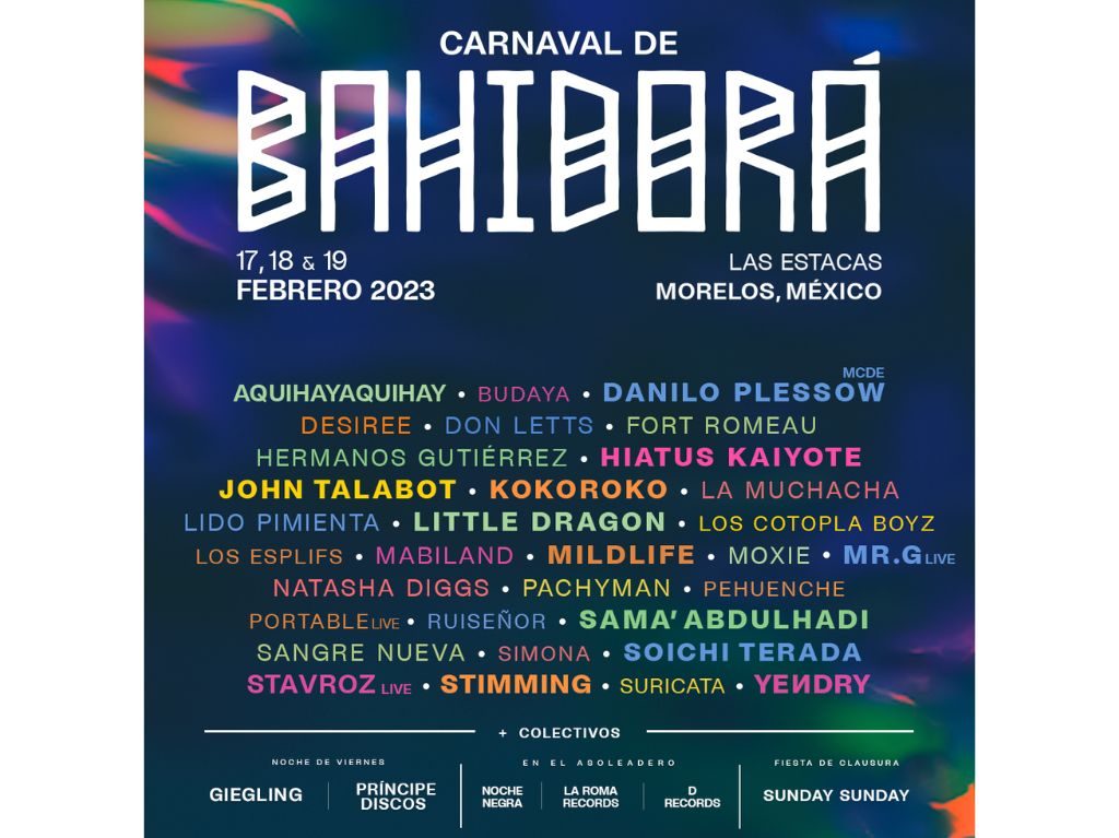 El Carnaval de Bahidorá llega un año más a México ¡mira el line up! 1