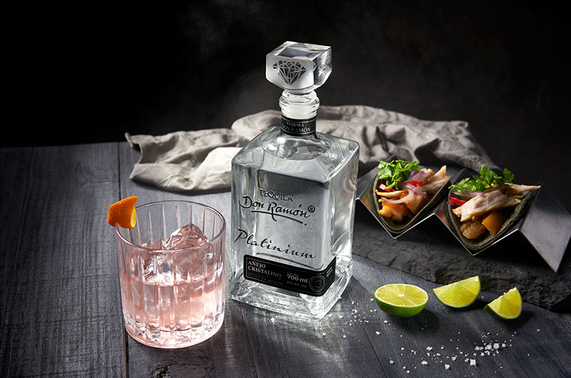 Tequila Don Ramón presenta su nueva colección Platinium Cristalina 0