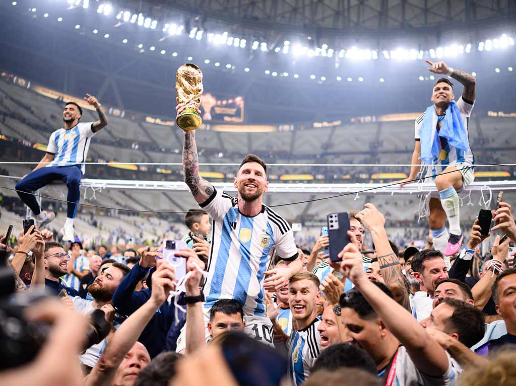 Messi campeón del mundo con Argentina