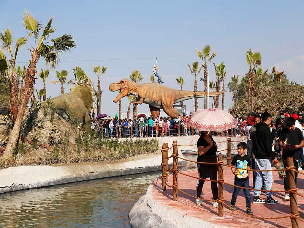 Chimalpark: El nuevo parque de dinosaurios gigantes del Edomex