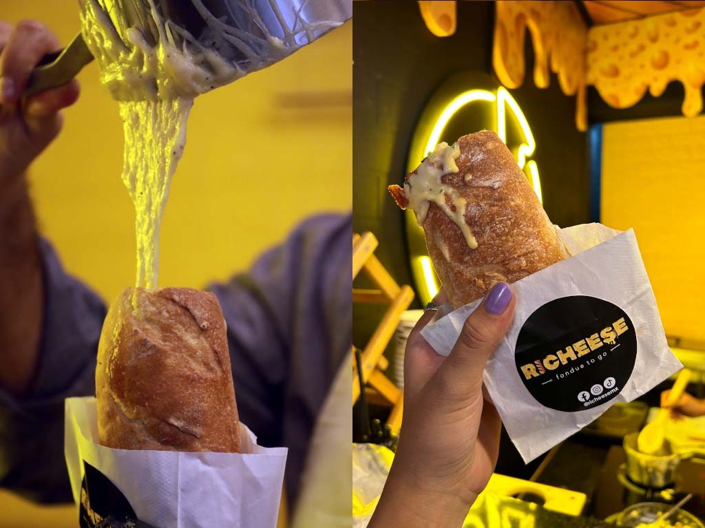 Richeese: El hotspot con queso fondue en una baguette