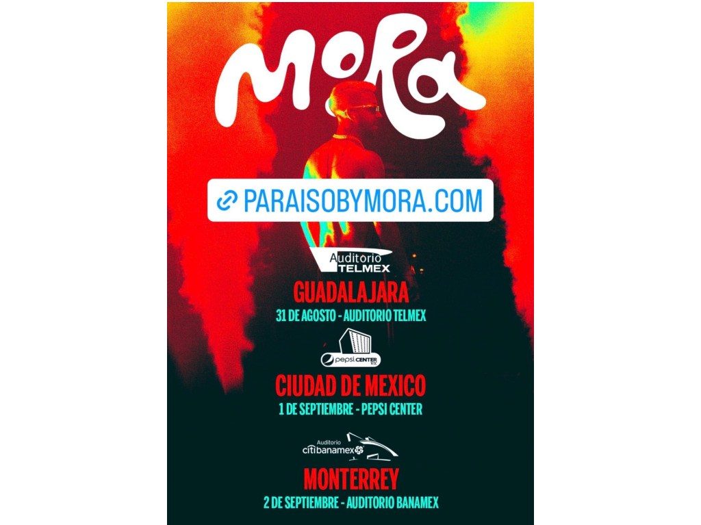 Mora anuncia nuevos conciertos en CDMX, Guadalajara y Monterrey