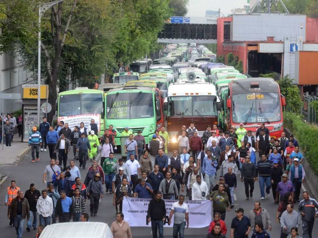 Transportistas podrían tomar parte de la CDMX