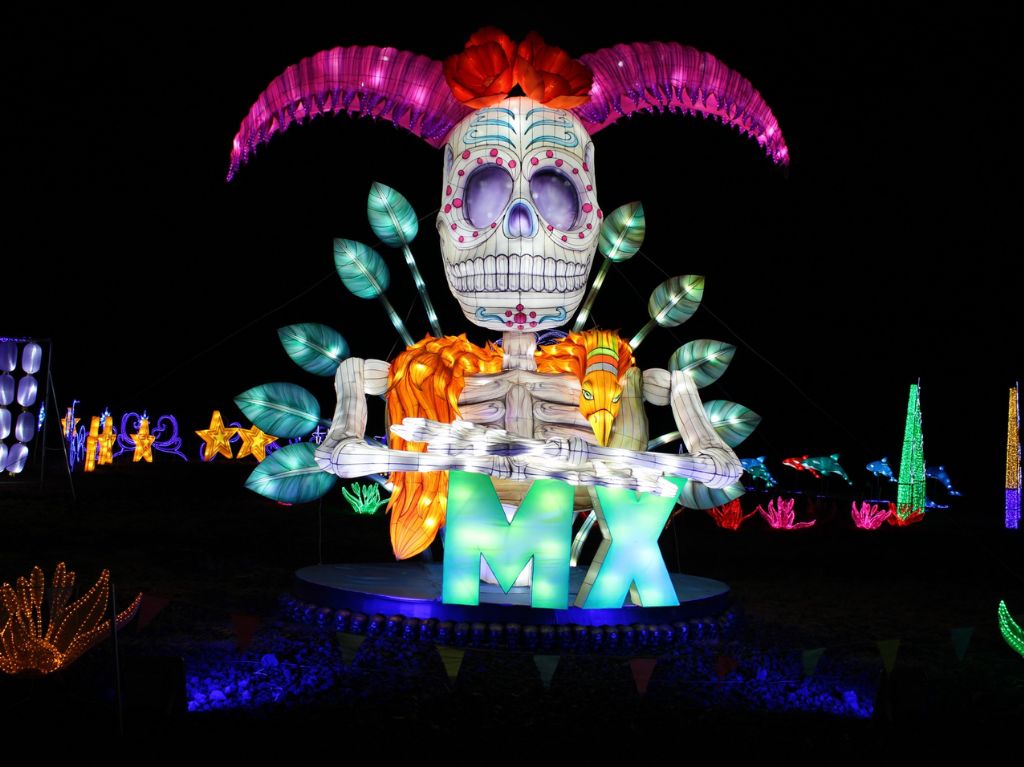 Catrina en el festival Wintern Lantern