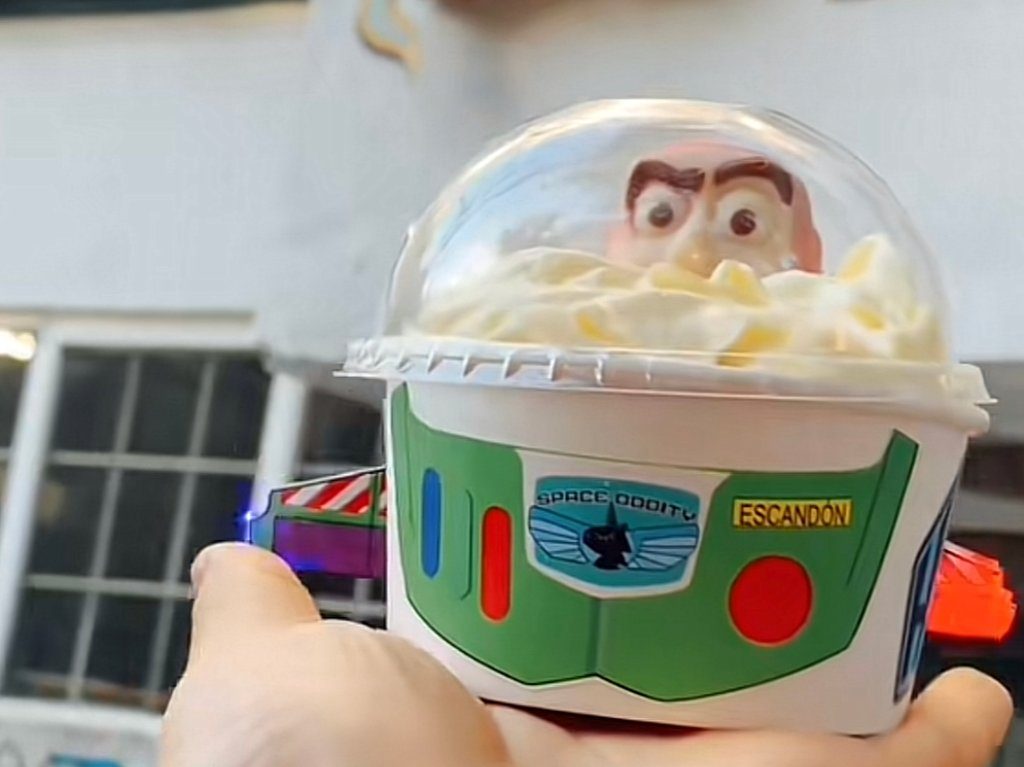 Lánzate a probar el helado de Buzz Lightyear de Heladería Escandón