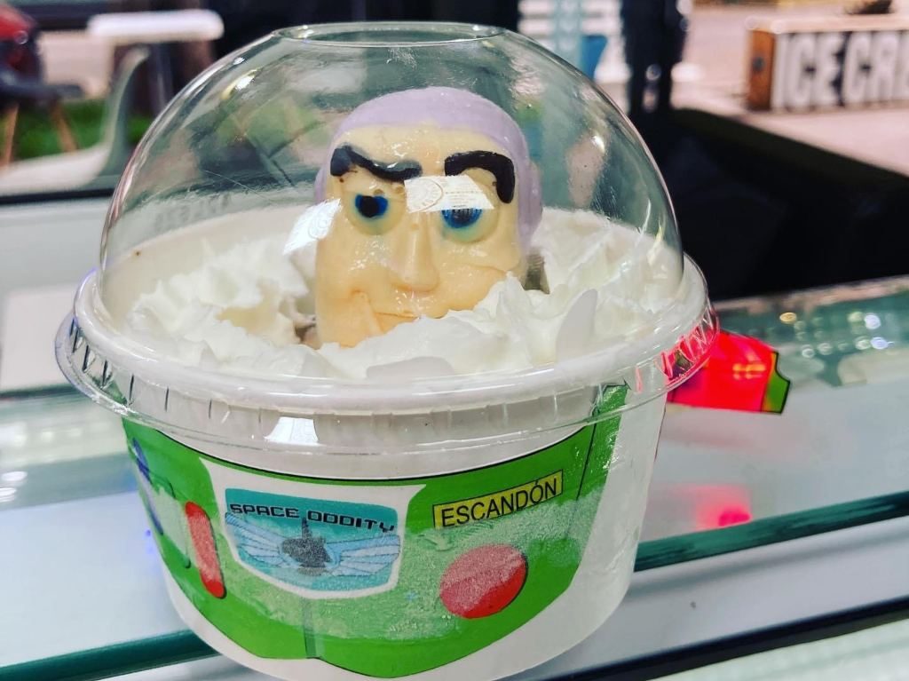 Lánzate a probar el helado de Buzz Lightyear de Heladería Escandón