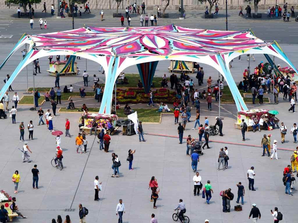 ¡Con Flores! Así se verá el Zócalo con la intervención Jardín Cultural de Primavera 2023