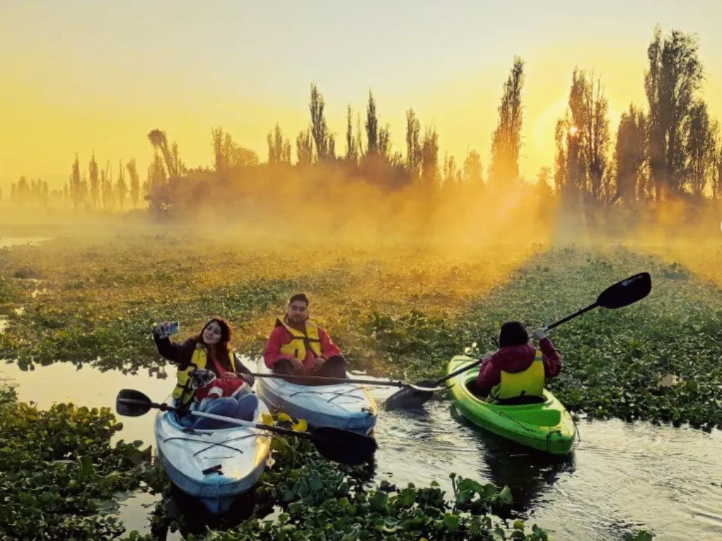 Kayak en Xochimilco