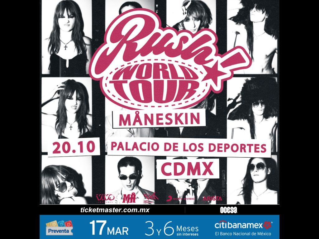 Maneskin Rush World Tour