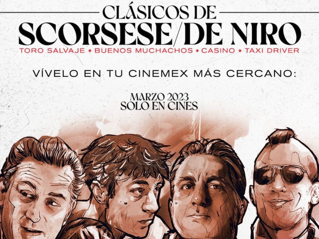 Cinemex presenta en exclusiva las películas de Scorsese y De Niro